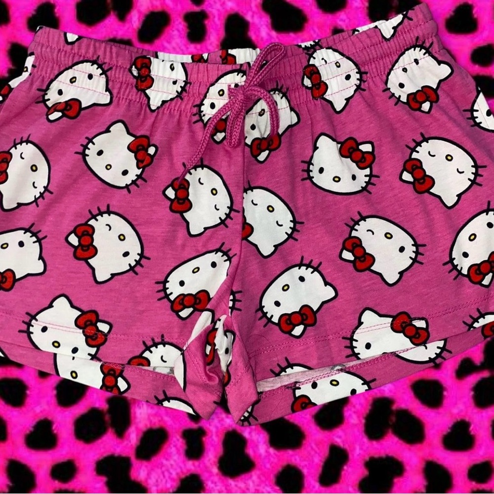 Sanrio Hello Kitty Pink Pajama Shorts
